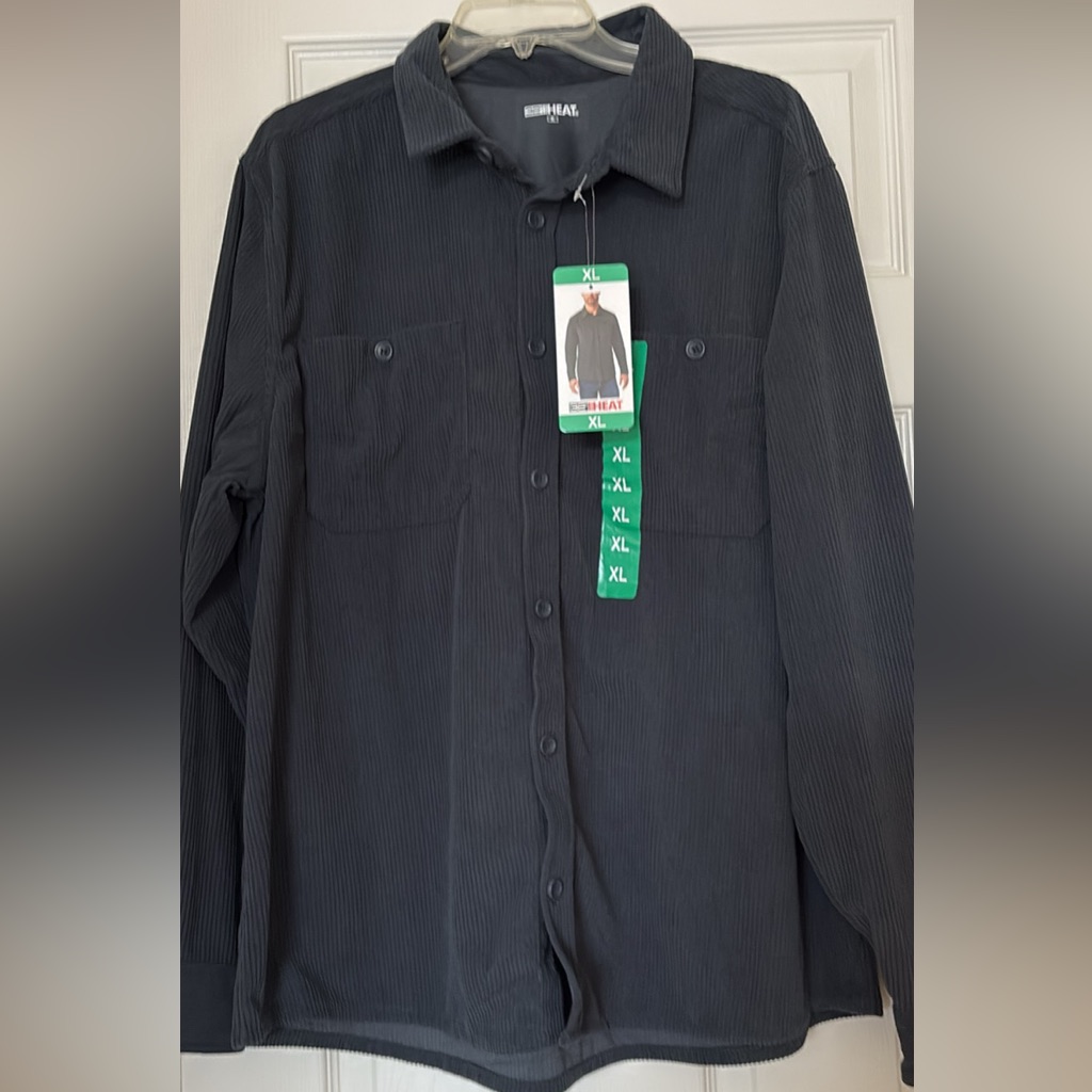 Brand New WTags Mens 32 Degrees Corduroy Button Down Top